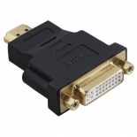 кабель-переходник Hama H-34036, HDMI (m) - DVI-D (f) черный