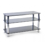 тумба для телевизора MetalDesign MD 502, серебристый / прозрачный