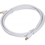 кабель-переходник No Name Mini DisplayPort (М-М), 2.0 м, белый