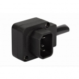кабель-переходник Вилка Lanmaster LAN-IEC-320-C14/90 угловая