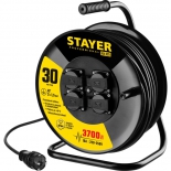 удлинитель провода электропитания STAYER RX 315 (30 м, 3700 Вт, 4 гнезда)