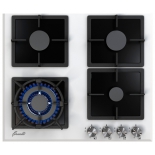 Варочная поверхность Fornelli PGA 60 Quadro WH, белая