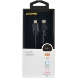 кабель-переходник Digma Power Delivery 60W USB Type-C (m) USB Type-C (m) 2м черный