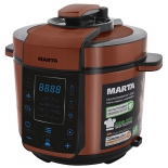 мультиварка Marta MT-4312, чёрно-красная