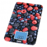 кухонные весы BBK KS107G, чёрно-красные