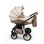 коляска Alis Mateo Ma 13 (2 в 1), беж+слоновая кость