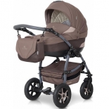 коляска Caretto Apollo 2в1 Ap 11, бронза+шоколад