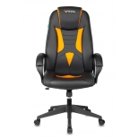 игровое компьютерное кресло Бюрократ VIKING-8, черно-оранжевое