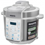 мультиварка Marta MT-4312, белая/сталь