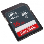 карта памяти SanDisk Ultra SDHC Class 10 (SDSDUNB-016G-GN3IN) 16GB