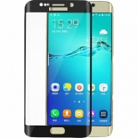 защитное стекло для смартфона Ainy для Samsung Galaxy S6 Edge/G925 Full Screen Cover 3D, черное
