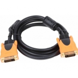 кабель (шнур) Кабель Aopen DVI-DVI Dual Link (25M-25M), 1.8m, 2 фильтра, позолоченные контакты <acg446d-1.8m>