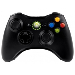 геймпад Microsoft Xbox 360 Wireless Controller, чёрный