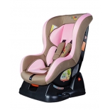 автокресло Liko Baby LB 717, коричнево-розовое