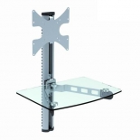 кронштейн для AV-плеера Brateck DVD-14C (23-42'', до 30 кг), серебристый