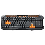 клавиатура Marvo K328 Black USB, черно-оранжевая
