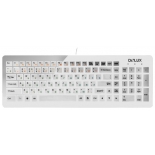 клавиатура Delux DLK-1500 USB, белая