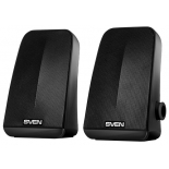 компьютерная акустика Sven 380 2.0, черная 6Вт портативная