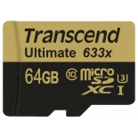карта памяти Transcend MicroSDXC 64Gb class10 UHS-1