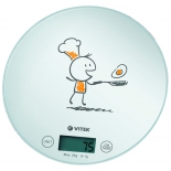 весы кухонные Vitek VT-8018, белые