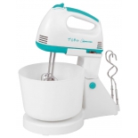 миксер кухонный Homestar HS-2006, белый с бирюзовым