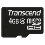 карта памяти Transcend TS4GUSDC4 (4 Gb, no adapter)
