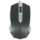 мышка CBR CM 345 USB, черно-серебристая