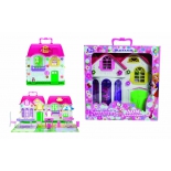 игровое устройство Дом для кукол 1toy Красотка 28 деталей