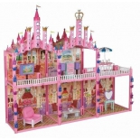 игровое устройство Замок для кукол 1toy Красотка 187 деталей