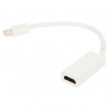 кабель (шнур) VCOM VHD6055 (Mini DisplayPort — HDMI, M/F, 20 см), белый