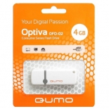 usb-флешка Qumo Optiva USB2.0 4Gb (RTL), White