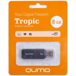 usb-флешка Qumo Tropic USB2.0 8Gb (RTL), Black