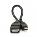 кабель (шнур) Gembird/Cablexpert A-OTG-AFBM-002 (USB 2.0 OTG USBAF/Mini-BM, 15 см)