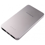 аксессуар для телефона Lenovo PowerBank PB410 (5000 mAh), серебристый