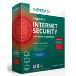 программа-антивирус Kaspersky Internet Security Multi-Device Russian Ed. 2-Device, продление лицензии на 1 год