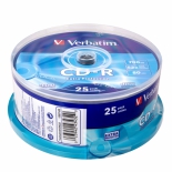 Оптический диск Verbatim CD-R 80 (25шт./кейкбокс)
