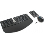 комплект Microsoft мышь+клавиатура Wireless Microsoft Sculpt Ergonomic Desktop черный