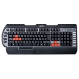 клавиатура A4Tech X7-G800MU Black-Silver PS/2, черно-серебристая