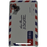 чехол для смартфона спинка E-cell AIR MAIL POST CARD DESIGN HARD BACK CASE
