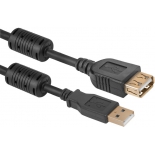кабель (шнур) Defender USB 2.0 A (M) - A (F) (87429), 1.8м