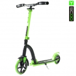самокат для взрослых Y-Scoo RT Slicker 180 с амортизатором Deluxe green
