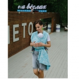 слинг Velina Огурцы аквамарин