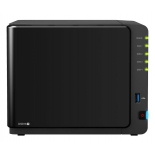 сетевой накопитель Synology DiskStation DS916+, 2Gb RAM (4x 2.5/3.5'', SATA - USB/LAN, eSATA), чёрный