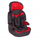 автокресло детское Lider Kids City Travel, серое/красное