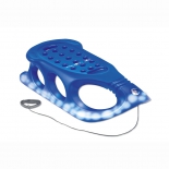 санки KHW детские Snow Shuttle mit Licht blau со светодиодами (28352)