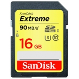 карта памяти SanDisk Extreme SDHC UHS-I U3 16GB