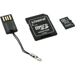 карта памяти Kingston MBLY4G2/32GB (с SD-адаптером и USB-картридером)