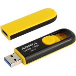 usb-флешка AData DashDrive UV128 16Gb, черно-желтая