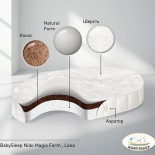 матрас для детской кроватки Nuovita Nido Magia Form Lana 125*75 овальный