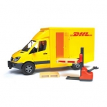 товар для детей Bruder Mercedes-Benz Sprinter фургон DHL с погрузчиком